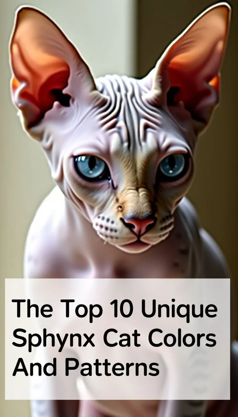 The Top 10 Unique Sphynx Cat Colors and Patterns