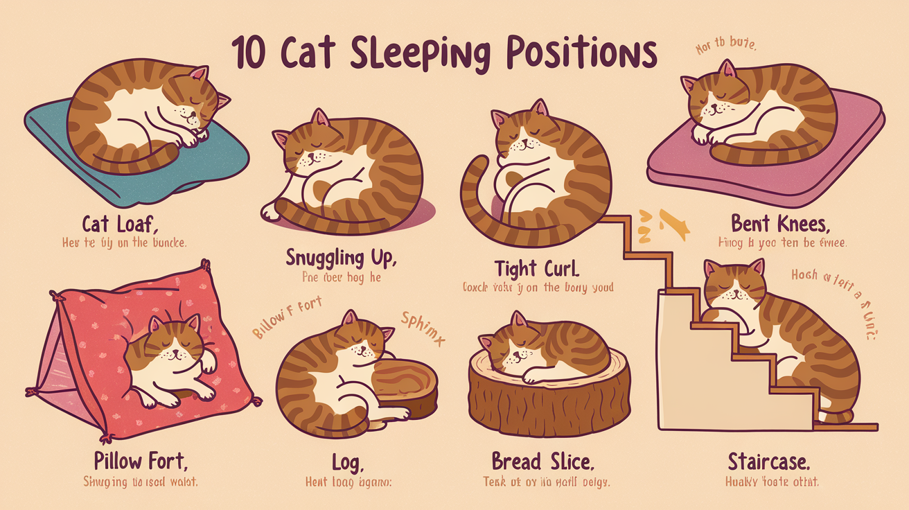 10 Cat Sleeping Positions
