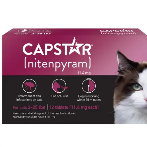 Capstar Fast-Acting Oral Flea Treatment for cats