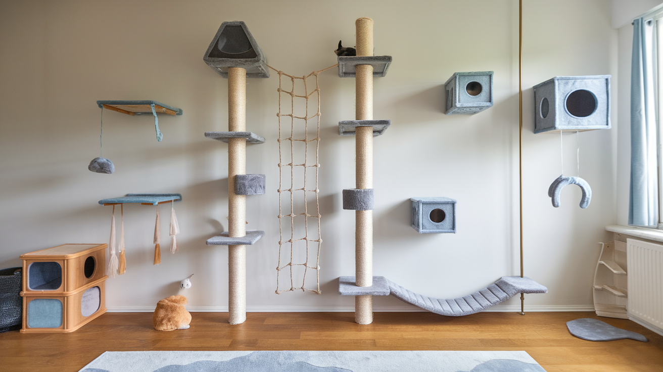 DIY Climbing Wall for Cats A Unique Cat Room Project