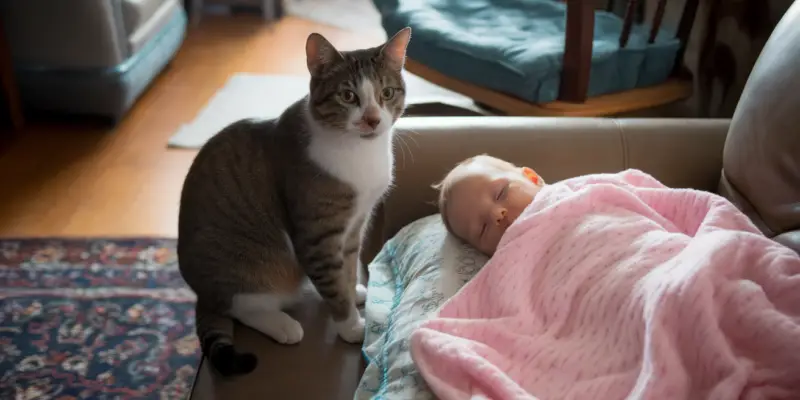 Signs Your Cat Is Adjusting Well To A New Baby
