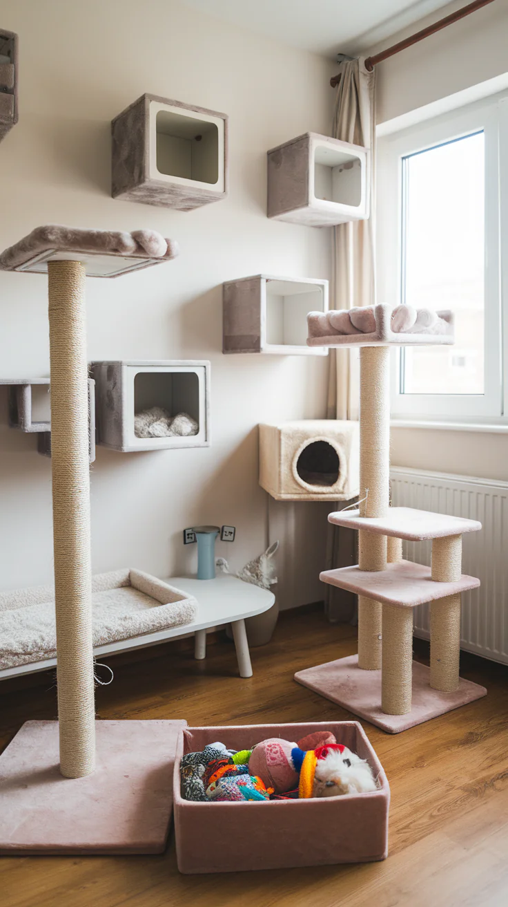 Add Enrichment Features to your Cat Room
