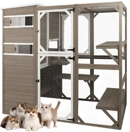 Large Cat House Outdoor Weatherproof