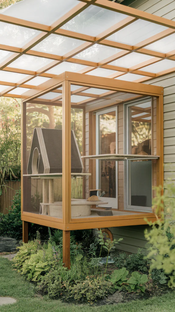Outdoor Catio with Weather Protection