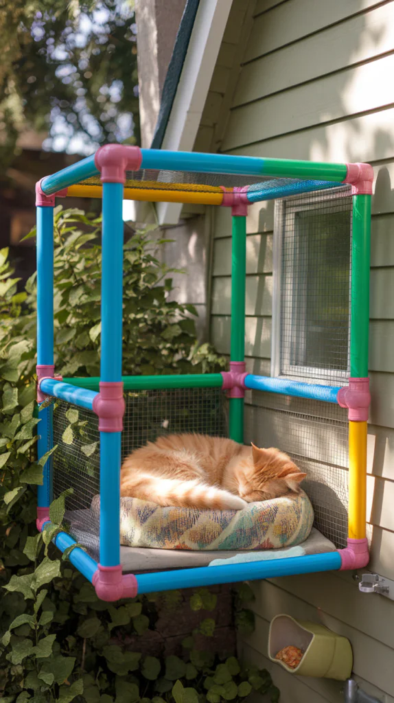 PVC Pipe Frame for diy window catio