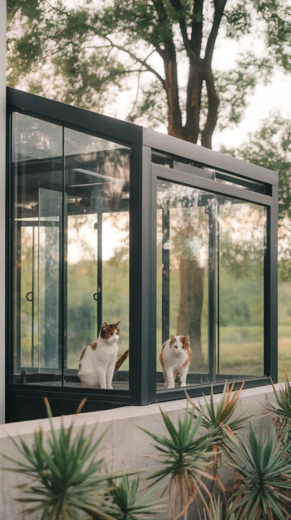Stylish Catio with Modern Design