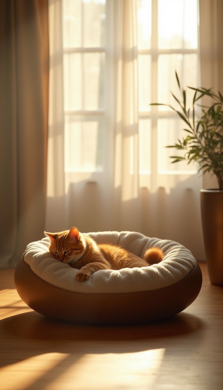 cat cozy bed