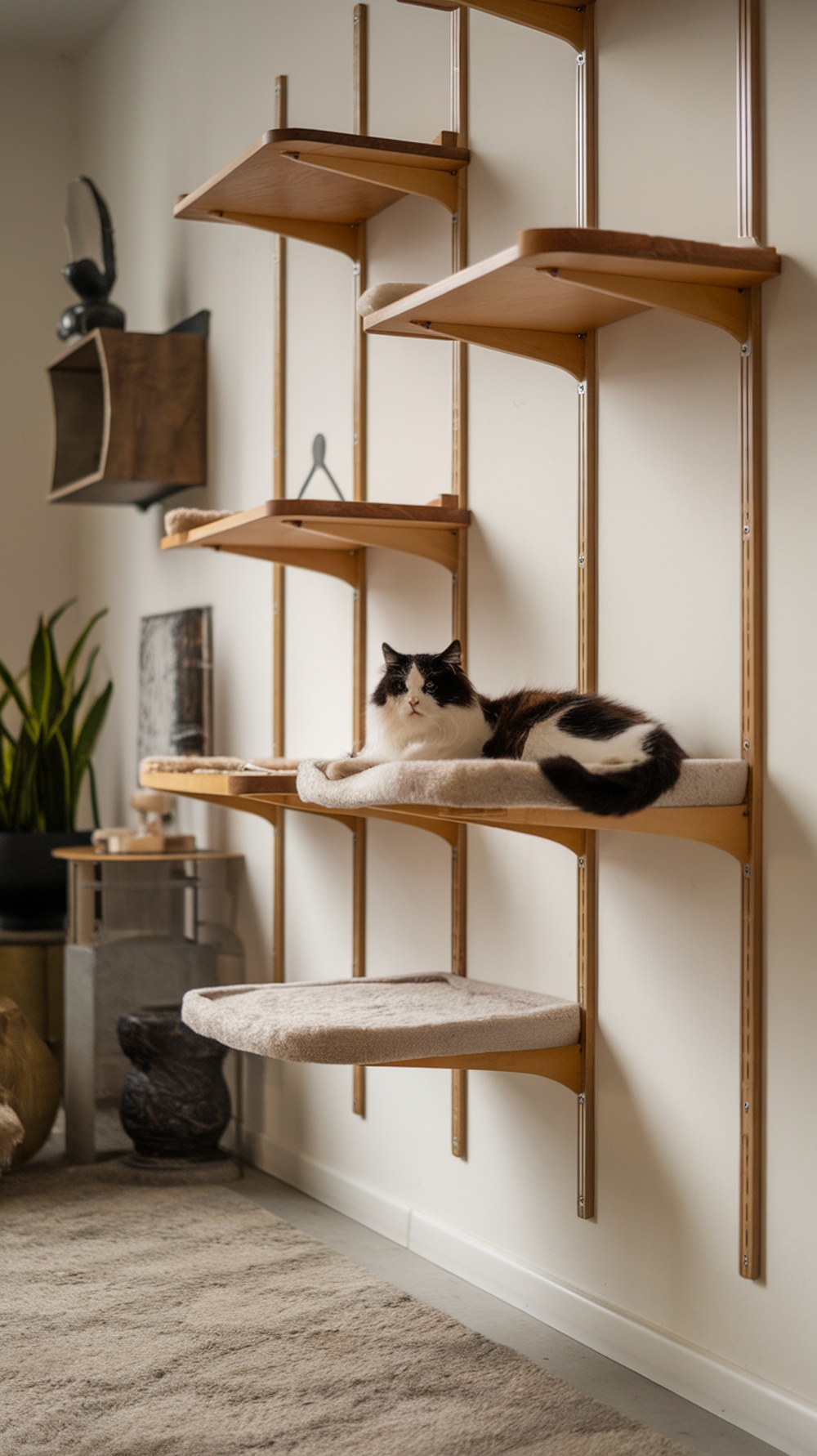 Image showcasing 16 Cat Nook Ideas For Apartment: Compact Yet Cozy Setup Your Cat Will Love