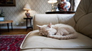 Cream British Shorthair Cat