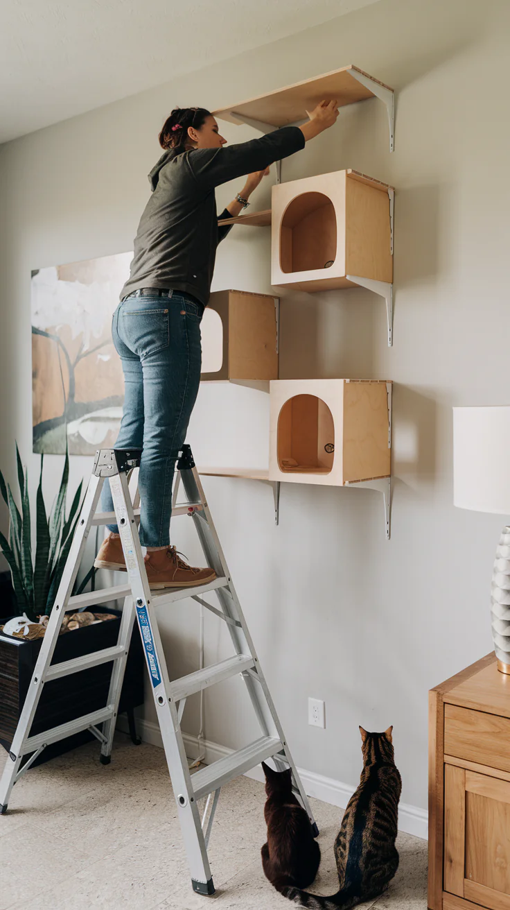 Creative DIY Cat Wall Furniture Ideas