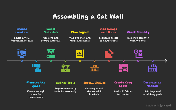 Assembling a Cat Wall