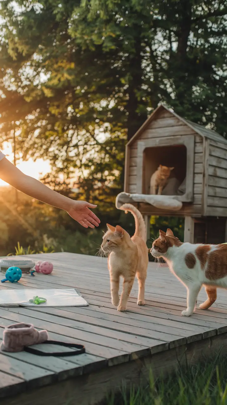 building outdoor cat enclosure for cats