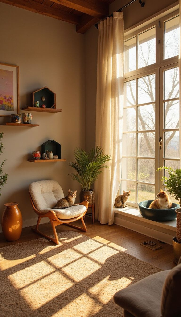 Incorporating Cat-Friendly Decor