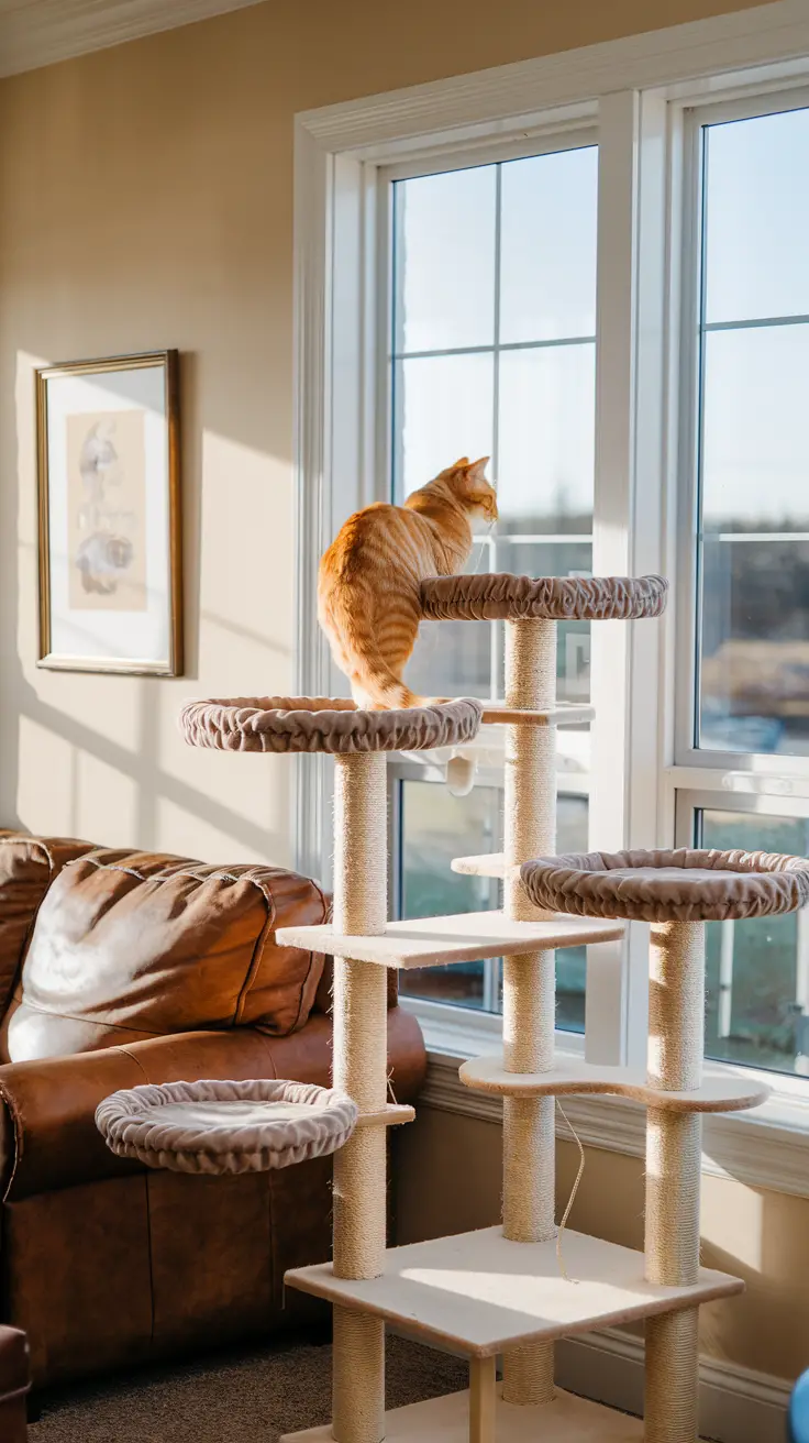 vertical spaces for your cats