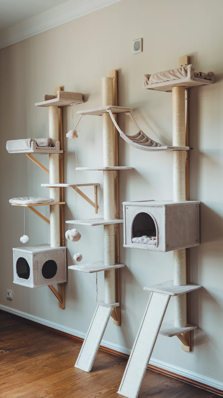 Building a Wall-Mounted Cat Tree