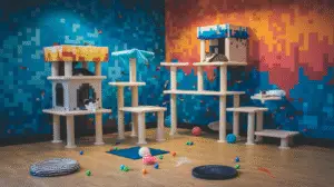 Creative Cat Room Ideas in Minecraft Style