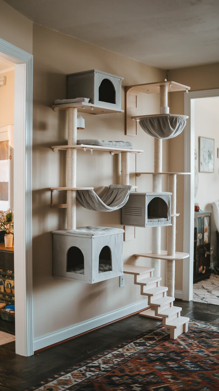 Design Tips for Wall-Mounted Cat Trees
