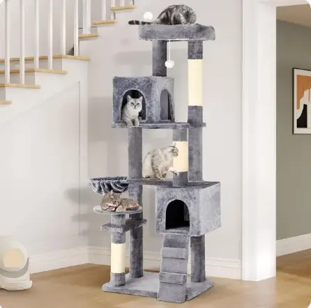 Multi-Level Kittens Pet Play House Condo Furniture