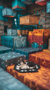 10 Creative Cat Room Ideas in Minecraft Style