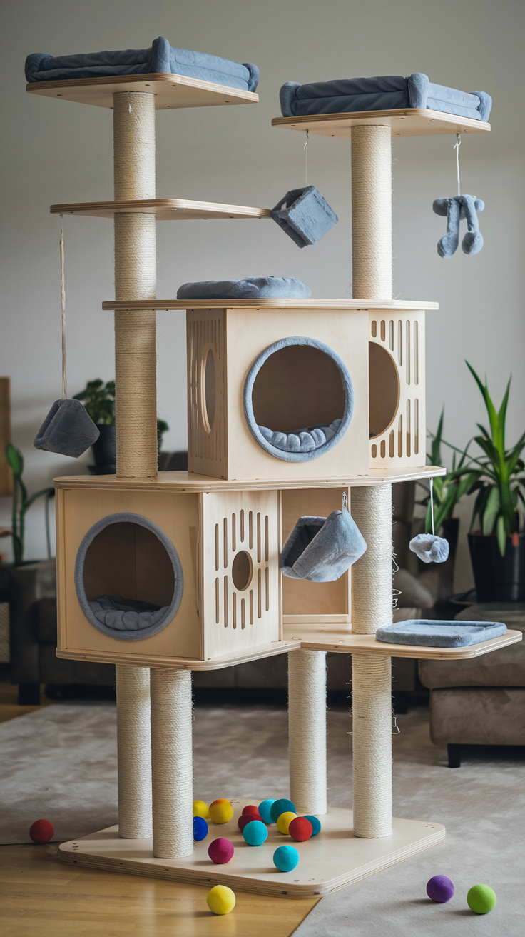 Customizable Modular Cat Tree