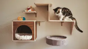 DIY Cat Wall Shelves