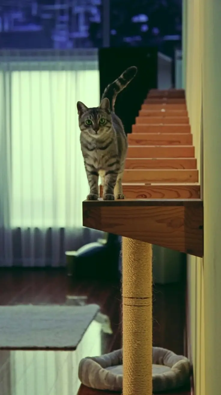 How do I choose the best wall location for my cat shelves?