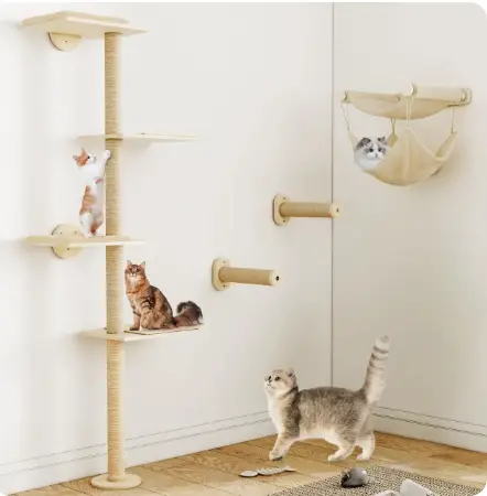Tall Scratching Cat Tower Post and Perches