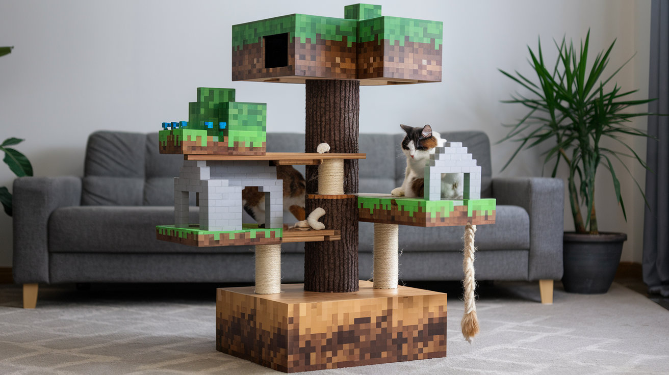 minecraft-cat-tree