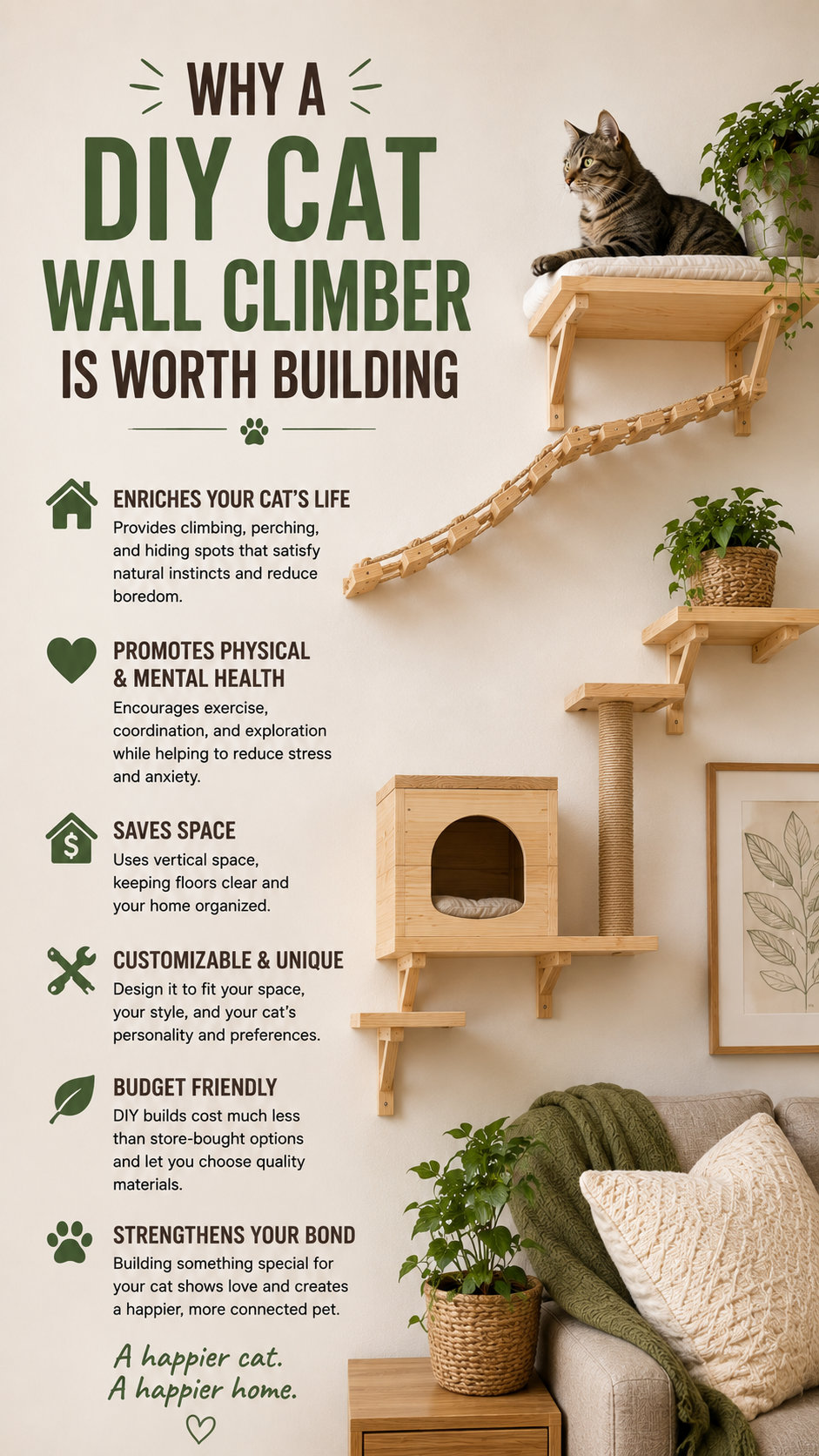 DIY Cat Wall Climber Ideas