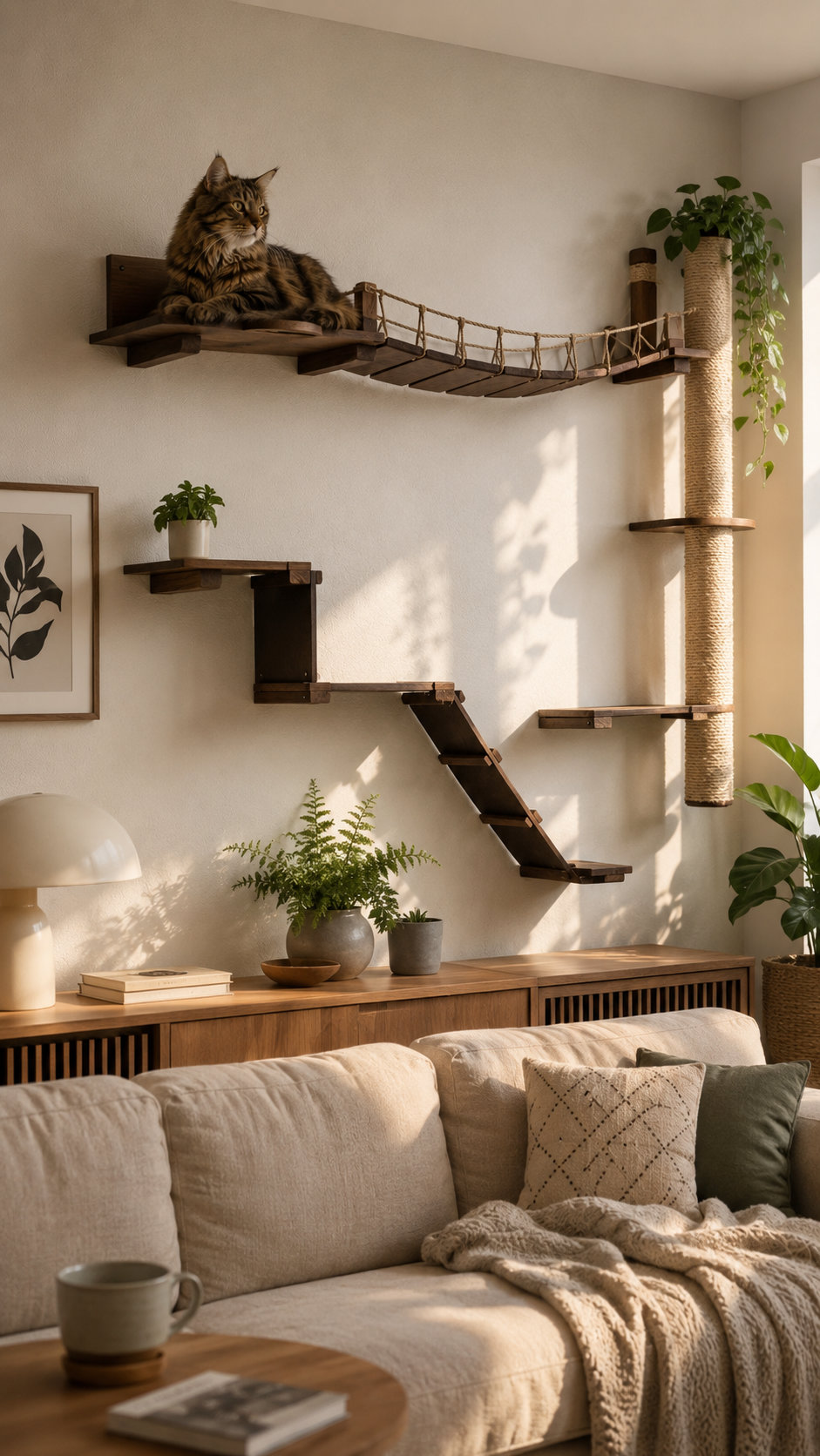 DIY Cat Wall Climber Ideas
