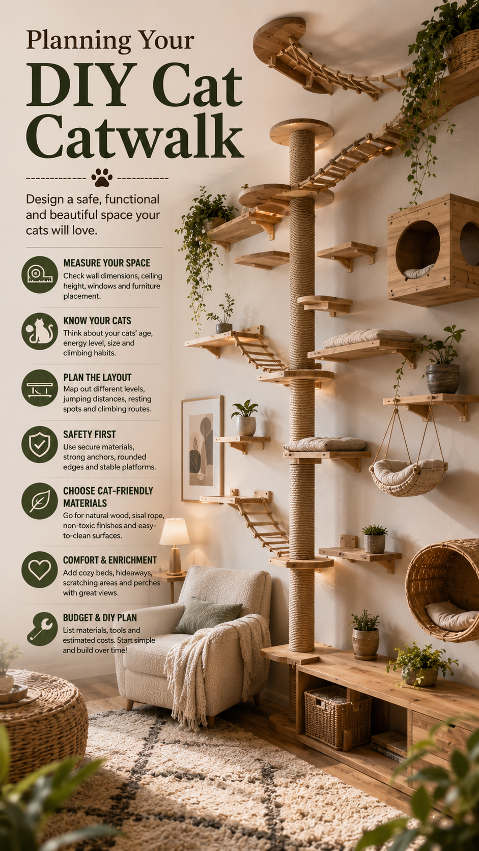 planning your diy cat catwalk